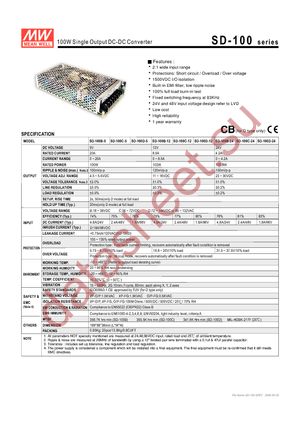 SD-100D-5 datasheet  